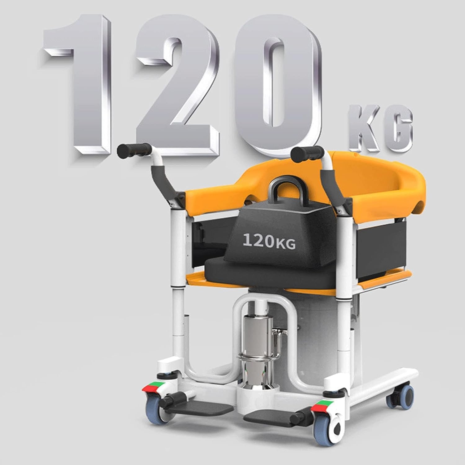 Hydrauliczny podnośnik pacjenta do domu, osób starszych, niepełnosprawnych, podnośnik do przenoszenia pacjenta z dzielonym siedzeniem 180° i nocnikiem, wielofunkcyjna komoda nocna z drążkiem IV