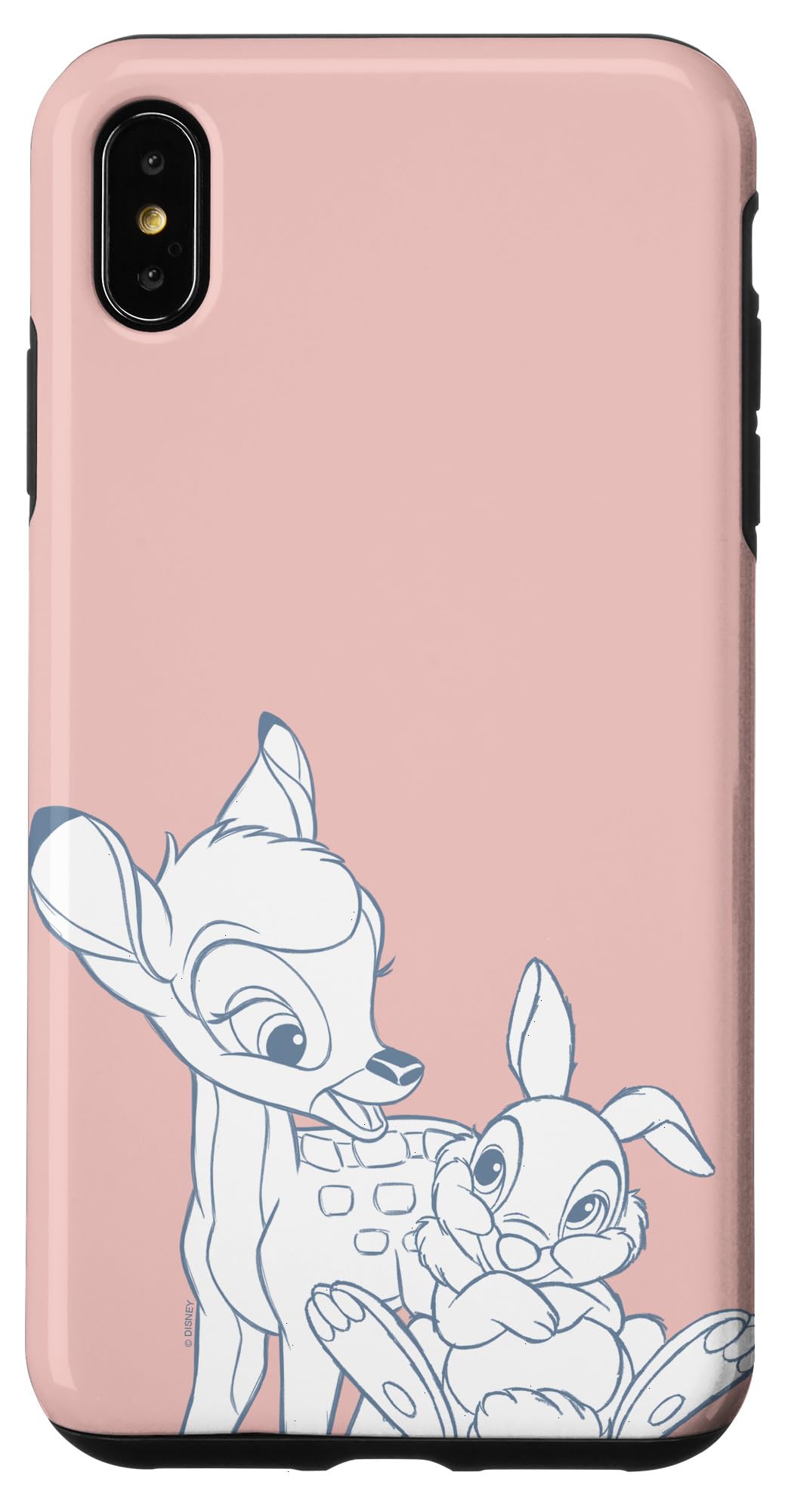 Coque iPhone XS Max Disney Bambi fine et résistante aux rayures