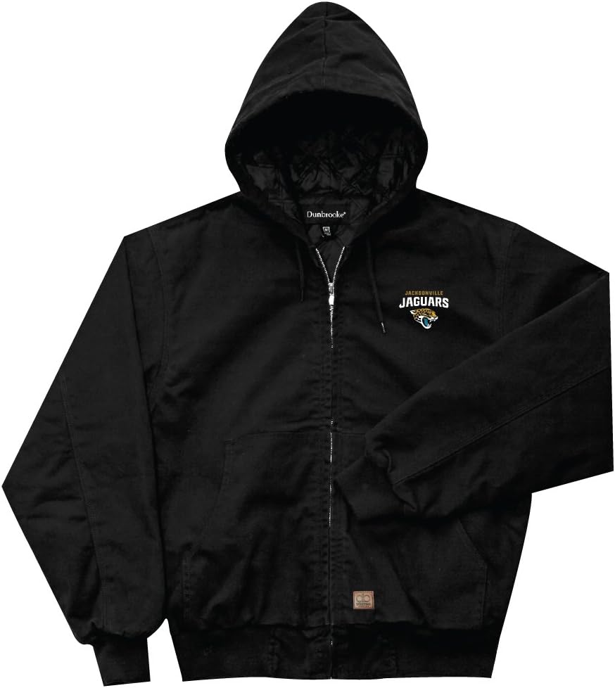 NFL Cumberland Canvas Quilt Lined Hooded Jacket