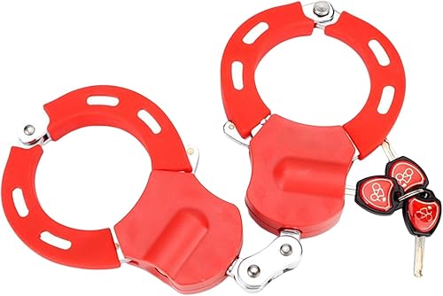 Cadena de bloqueo para esposas de motocicleta con llave para scooter eléctrico resistente antirrobo, bicicletas scooters