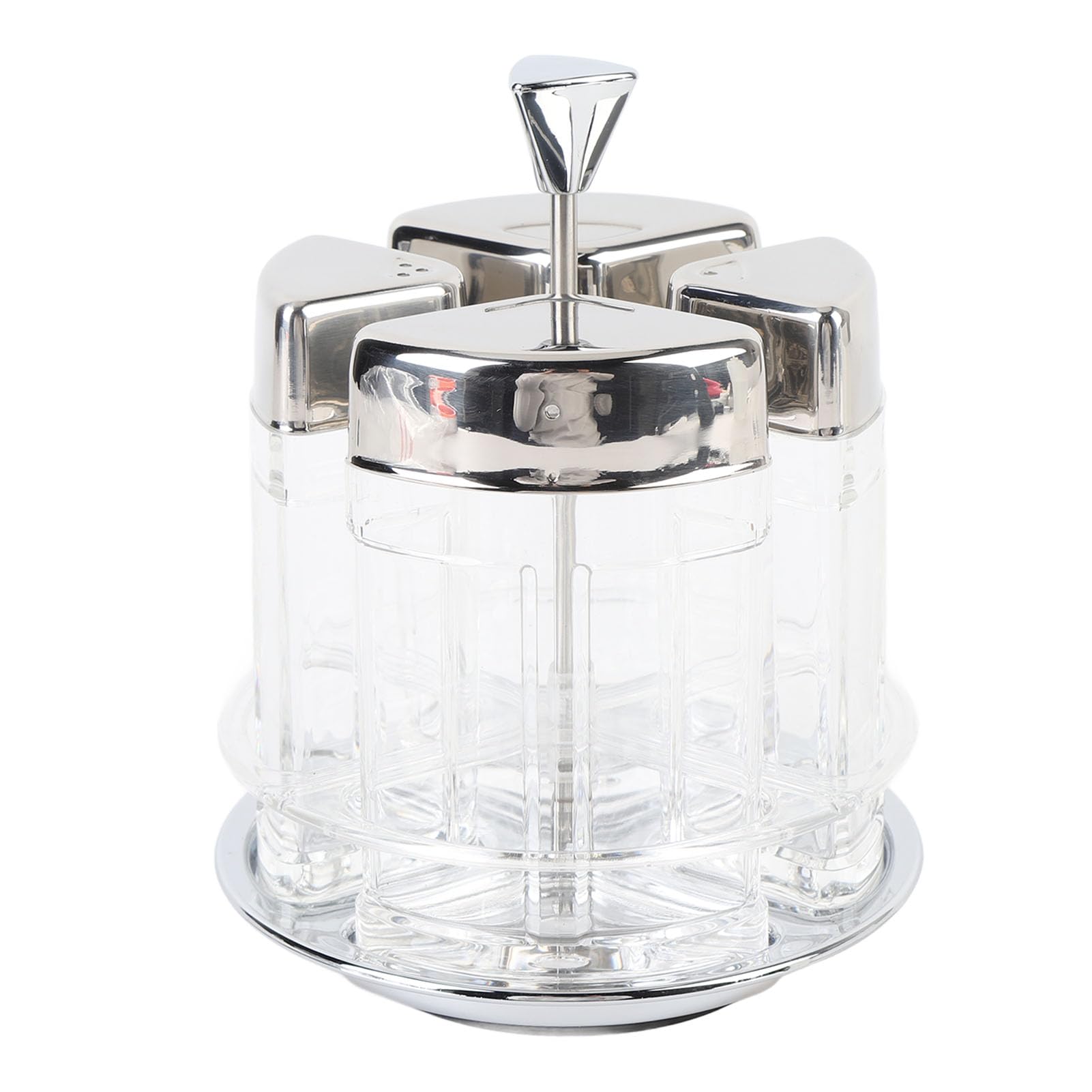 Barattolo per condimenti da, Contenitore Trasparente per condimenti, Saliera, Rotante Trasparente 2x150ML 2 Bottiglie da condimento da da 80ML per Sale Olio