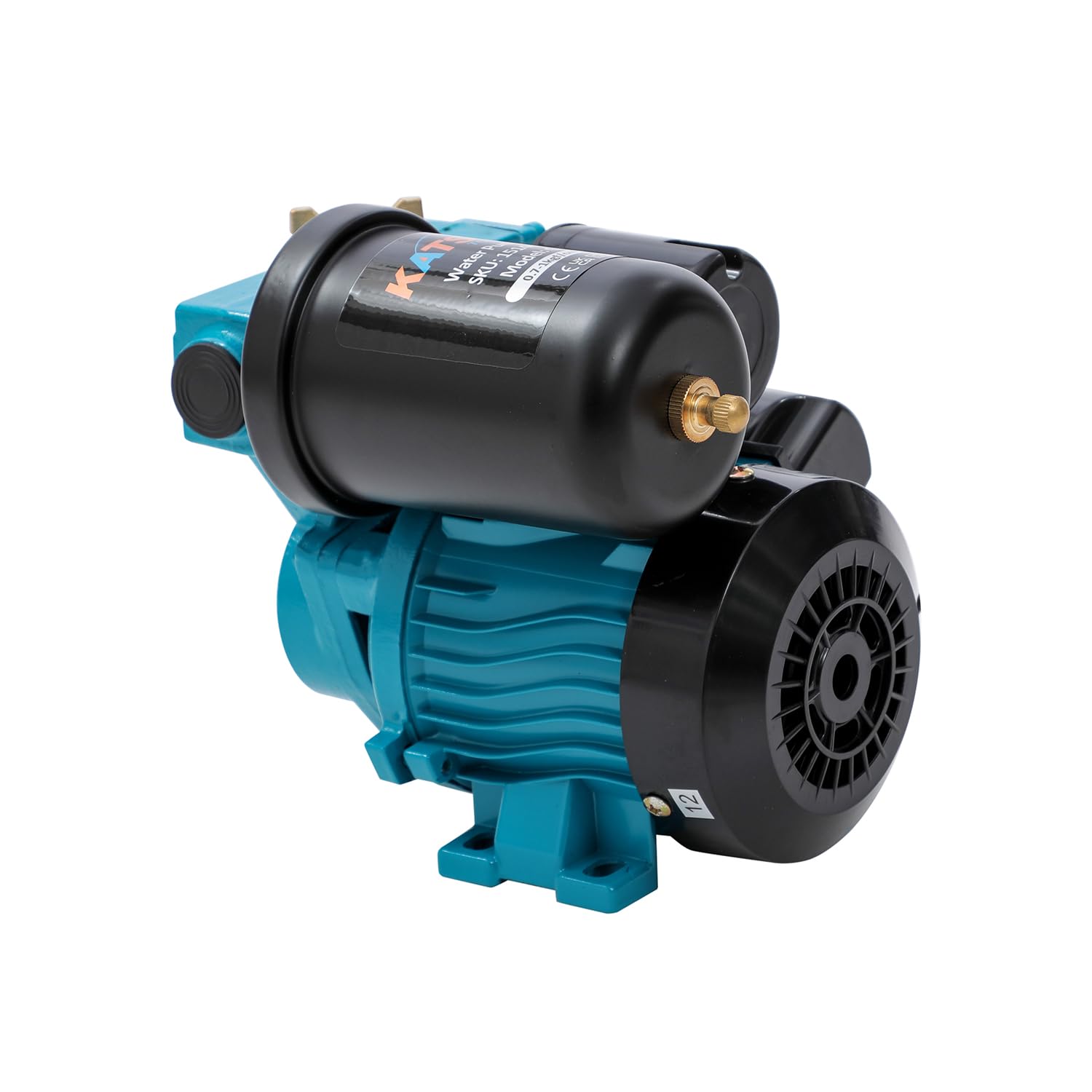 KATSU Tools Pompa di sovralimentazione mini 100W, con avvio e arresto automatico, controllo automatico della pressione e autoadescante, adatta per rubinetti domestici e da giardino 151441