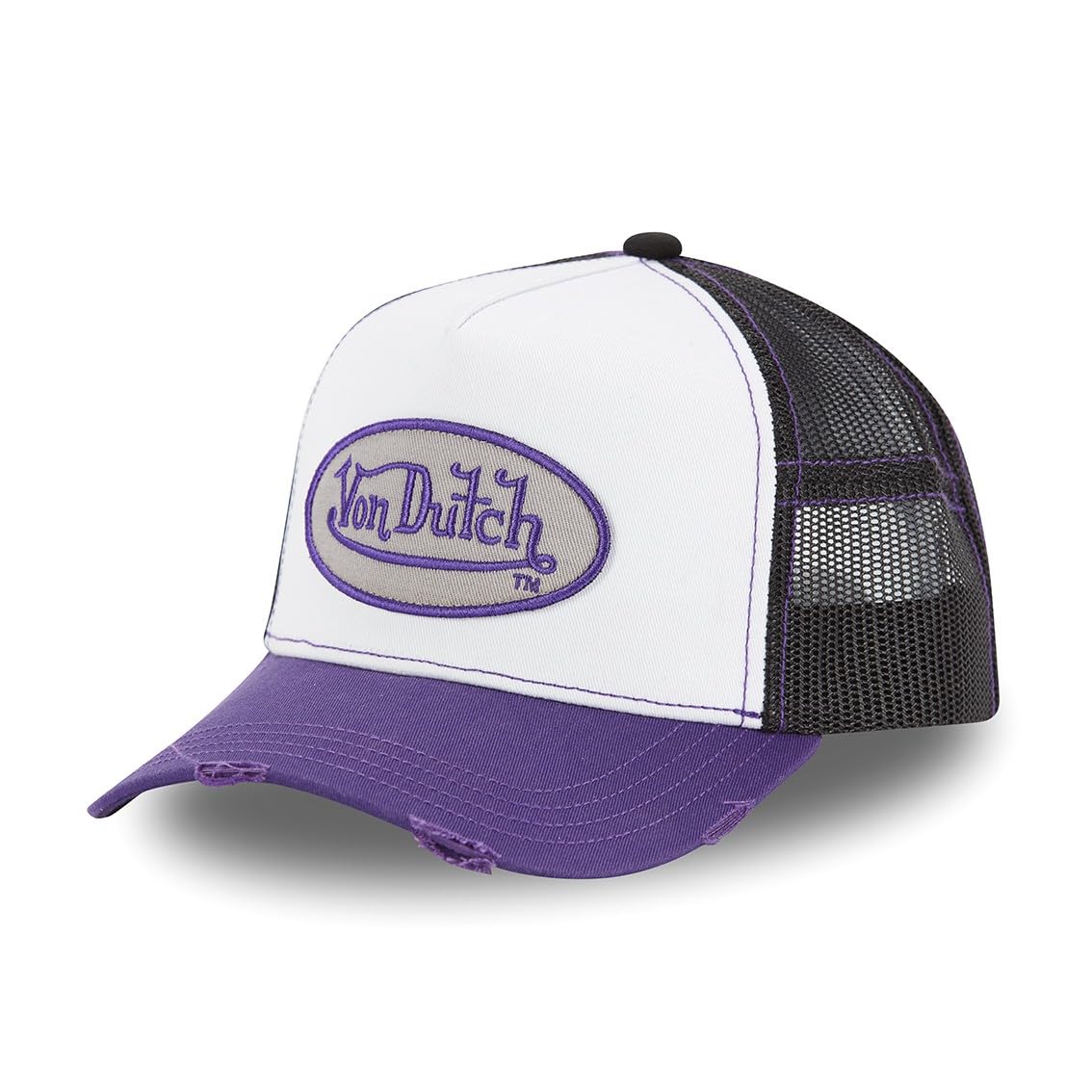 Von Dutch Trucker Cap with Summer Net - Purple - One Size, purple, One size