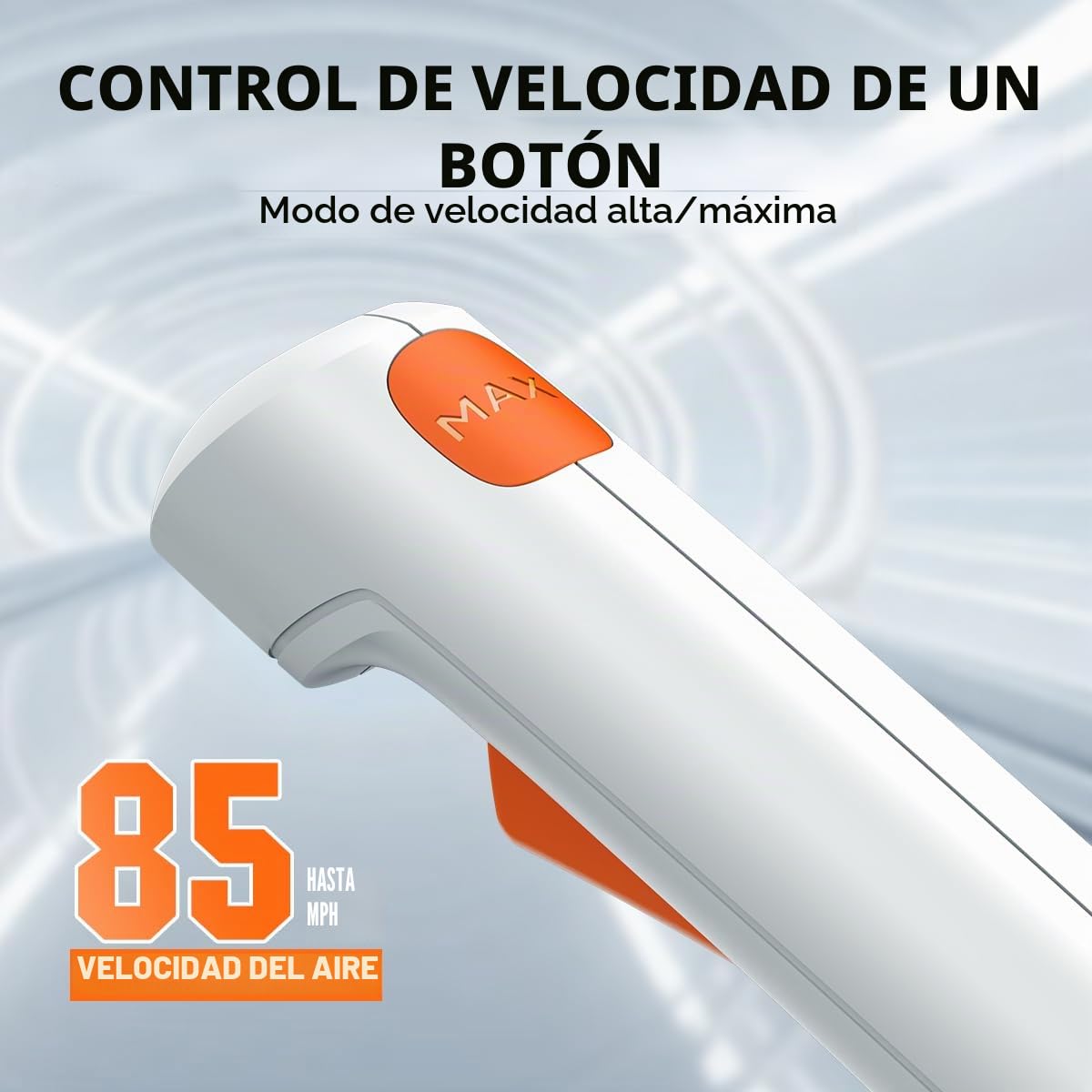 Litheli Soplador de Hojas con Turbocompresor, Velocidad de Aire de 137 km/h y Flujo de 604 m³/h, con Batería de 2.0Ah, Ideal para Jardinería, Cuidado del Césped y Limpieza Exterior