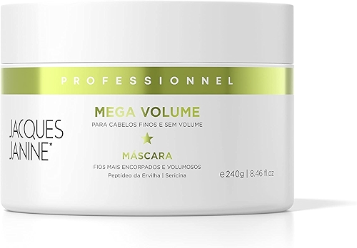 Jacques Janine Máscara Volume Cabelos Finos 240G