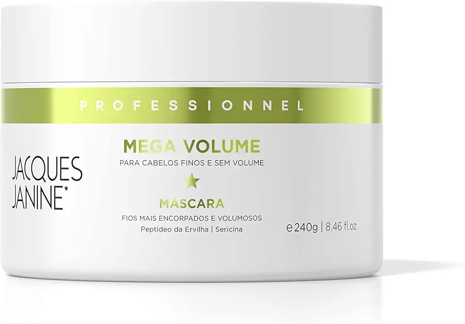 Jacques Janine Máscara Volume Cabelos Finos 240G