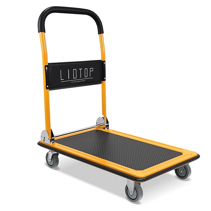 Buy Dolly Cart Push Cart Dolly, LIDTOP Platform Truck Push Dolly Cart