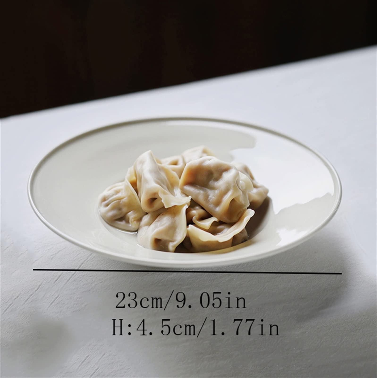 Talerz ceramiczny Ceramiczny talerz głęboki Zastawa stołowa Talerz śniadaniowy Talerz na owoce Solidny talerz sałatkowy Talerz deserowy Talerz obiadowy Kuchnia Restauracja Talerz domowy duży talerz do