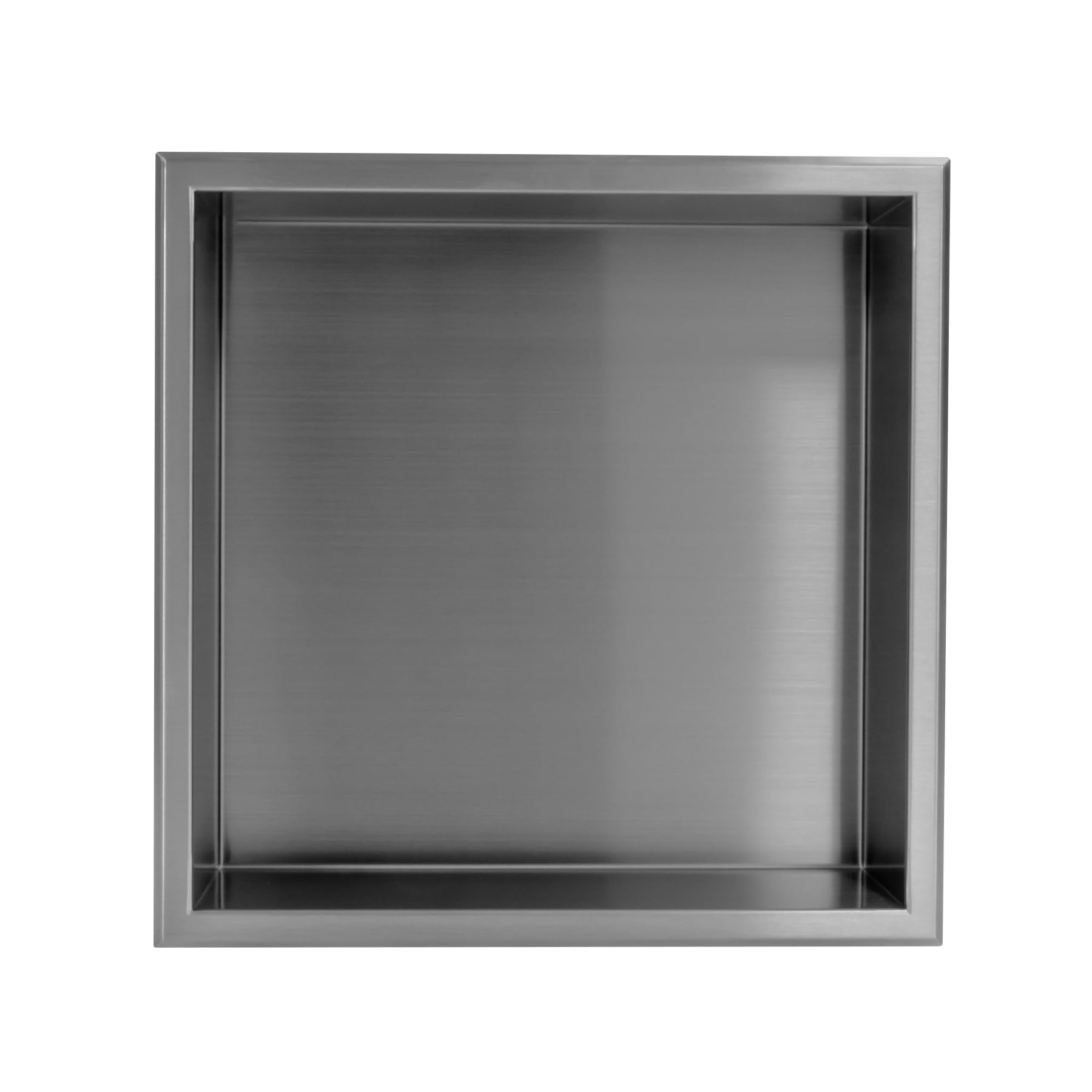 Thermopanel 304 Stainless Steel Recess Shower Niche - Stainless Steel (305 x 305 x 103mm) - Waterproof Modern Space Saving Shower Storage