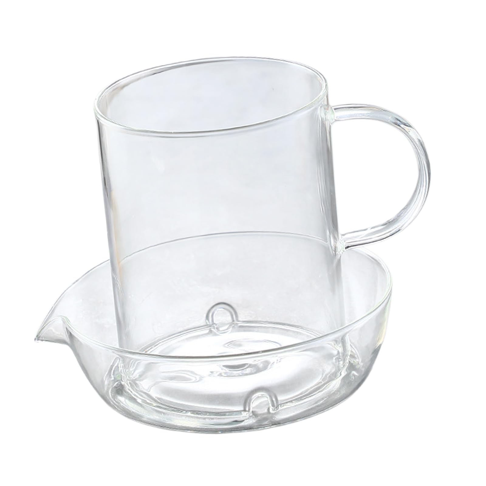Nucelit Microwaves Safe Glass Bacon Tray Soup and Barbecue Pots for Crispy Bacon Cooking Without Smogs on Stove Glass Roasting Pan