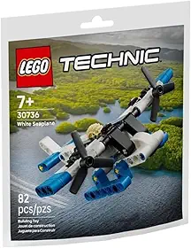 LEGO Technic Hidroavião Branco, Conjunto de Construção 30736, 82 Peças, para Crianças acima de 7 Anos