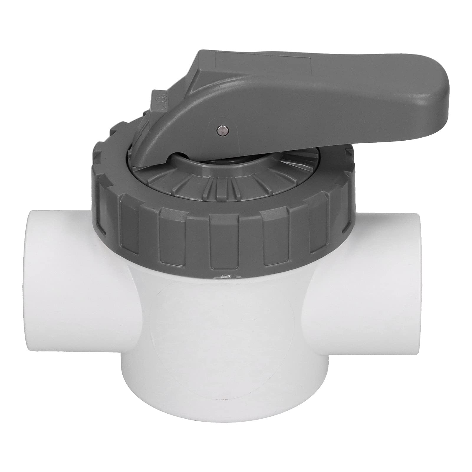 Ejoyous Válvula Desviadora Válvula Desviadora para Piscinas en ABS y PVC con Grande Diseño Ranurado Fácil Instalación y Control de Flujo Estable para Tratamiento de Agua de Piscinas (V50-2A)
