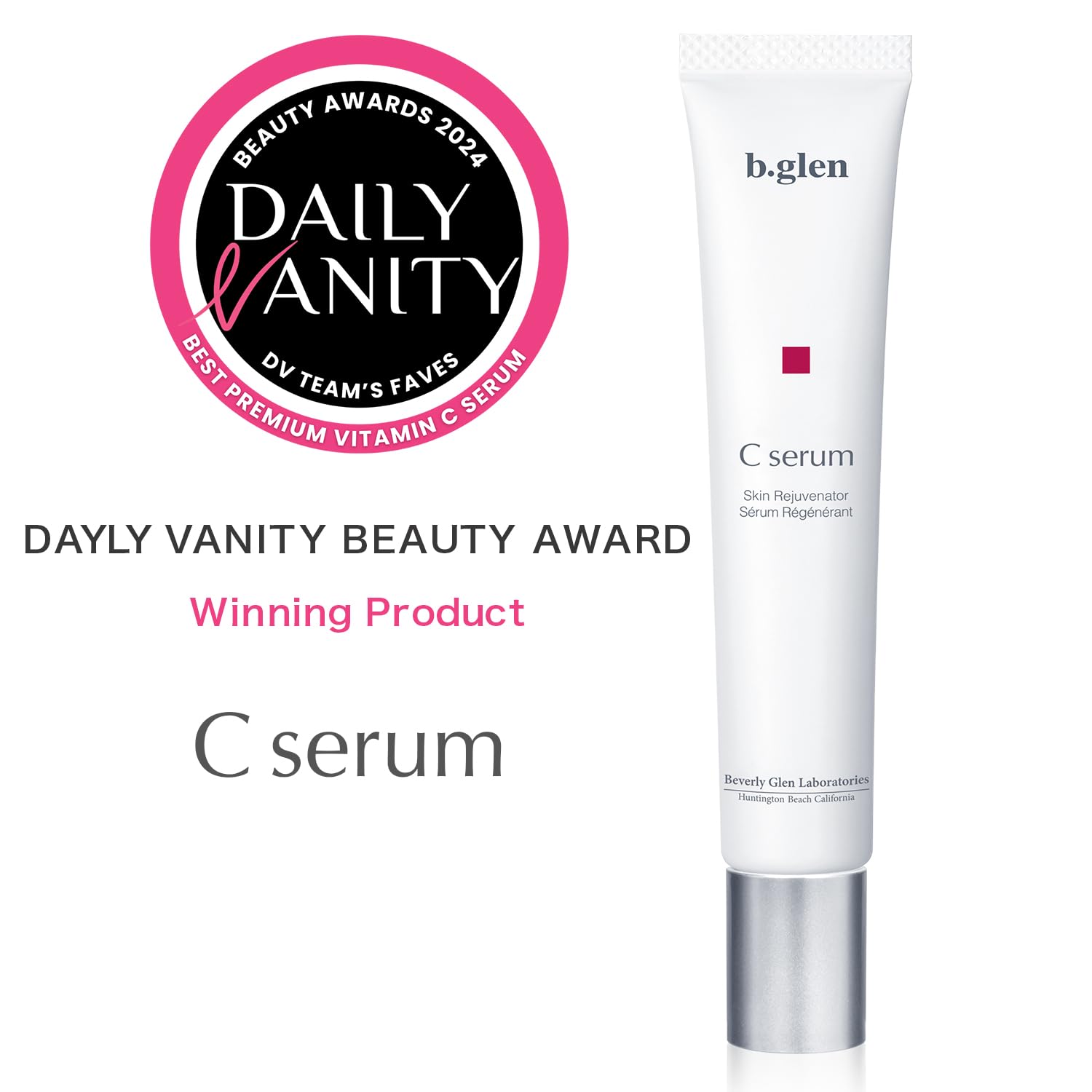 b.glen Pure Vitamin C Serum 0.51 Fl.Oz. | Multi-Functional Serum with Ascorbic Acid. Minimizes Pore Size, Brighter Skin, Anti-Wrinkles, Fade Acne scars, and Redness - Image 2