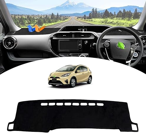 Amazon Gimuya トヨタ Nhp アクア 10系 ダッシュボードマット Aqua 11年12月 21年 日焼け防止 ダッシュボードライト 保護マット スエード素材 インテリア 車内アクセサリー 内装パーツ 1pセット 車 バイク 車 バイク