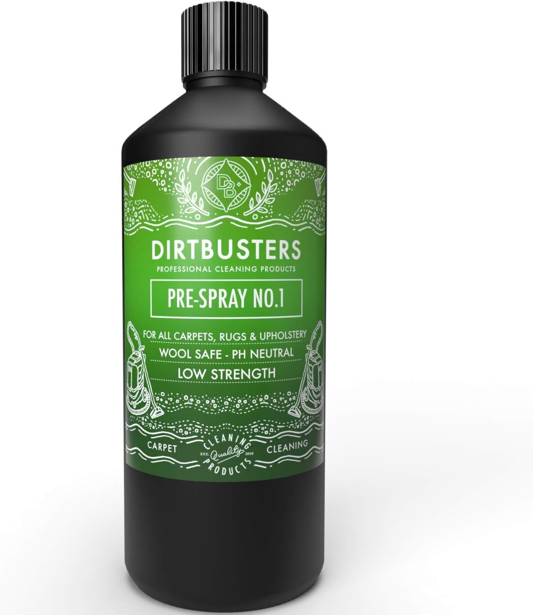 Dirtbusters carpet pre treatment pre spray to remove stains and loosen