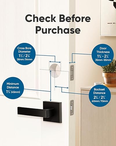 Miniatura 6 de eufy Smart Lock E31, cerradura de puerta de entrada sin llave con ecosistema Apple Home, para puerta delantera o trasera, soporta materia, Apple