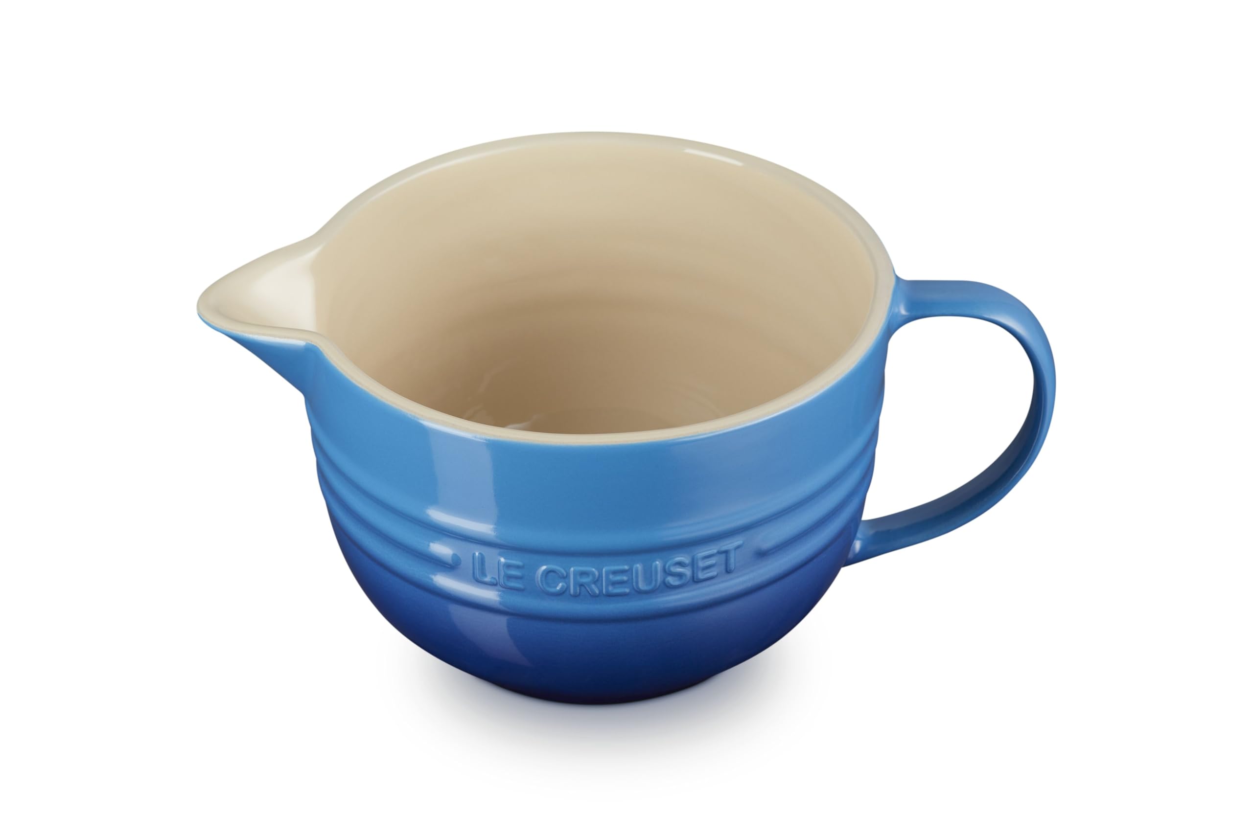 Le Creuset Steingut-Mischkanne, 2 Liter, Azure Blue, 70106202200002