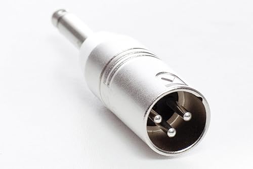 XLR 3pol male Klinke 6 3 Mono : DJ- und VJ-Equipment