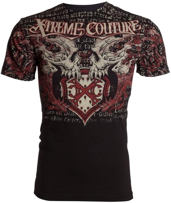 Xtreme Couture by Affliction - Camiseta para hombre, color negro Lightning