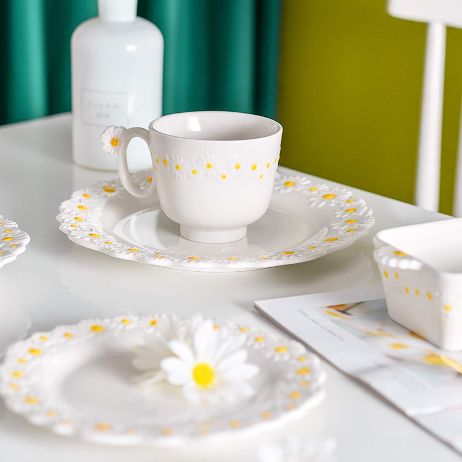 20x Gänseblümchen-Rührstäbchen Aus Acryl – Für Cocktails & Partys