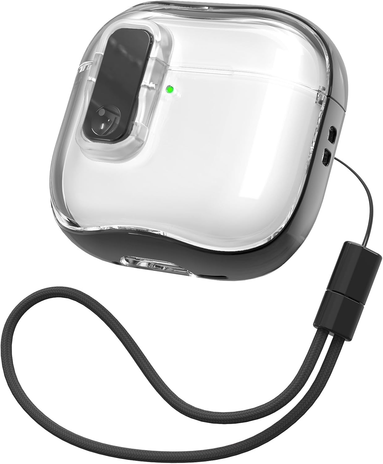 Transparent AirPods 4 Case with Safety Lock