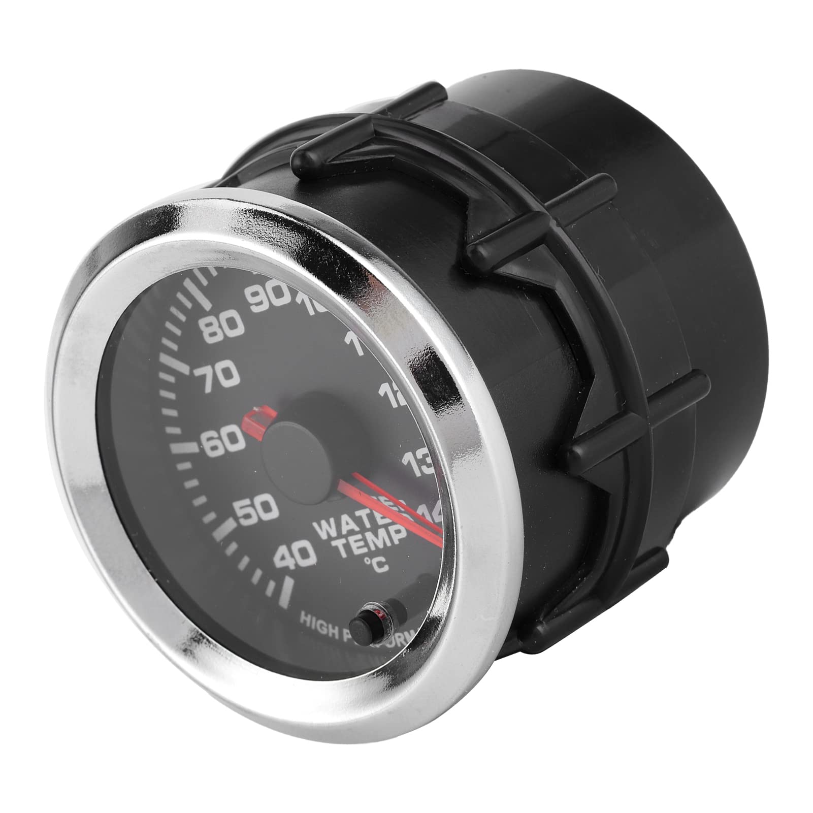 EBTOOLS Jauge de température de l'eau 12 V Kit de compteur de température de liquide de refroidissement à eau universel Jauge de température de l'eau 7 couleurs Affichage LED 52 mm 12 V W/capteur 40