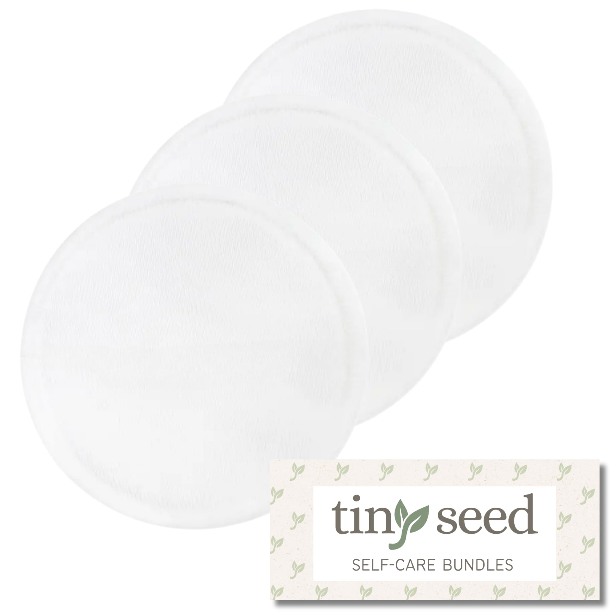 Tiny Seed Reusable Bamboo/Cotton Makeup Remover Wipes 3-Pack