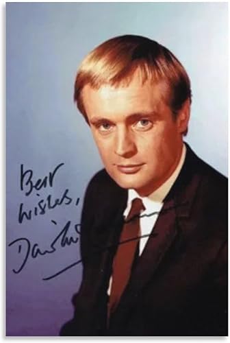 Póster de David McCallum (31) impresión de imágenes de arte de pared, póster de lienzo, obras de arte, idea de regalo, estética, 16 x 24 pulgadas