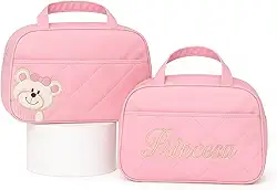 Bolsa Maternidade 2 peças Grande + Média Impermeavel alça reforcada Bebê Recém-Nascido Saída Maternidade Mala Maternidade Térmica Passeio Kit 2 Pecas Menina Menino