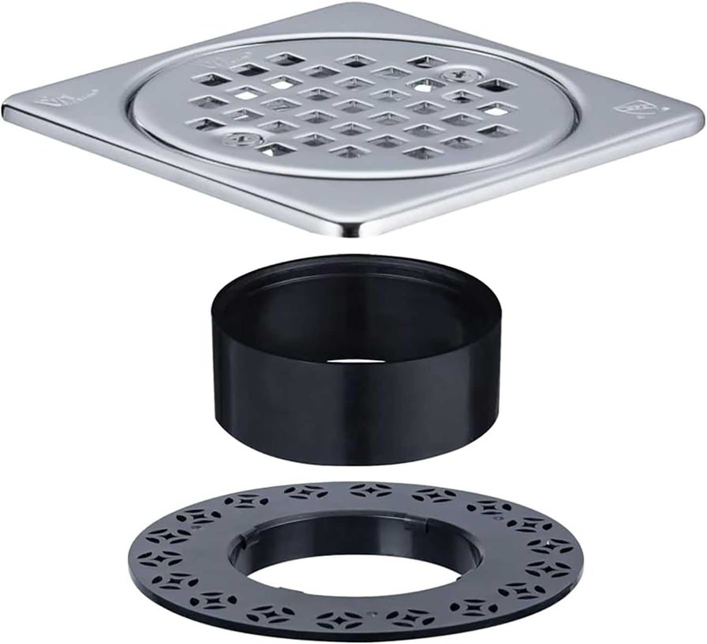Schluter Kerdi-Drain Grate Kit Tile with Integrated Slope Bonding ...
