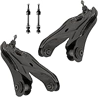 Vista 110 de Detroit Axle - Kit de brazos de control delanteros de 4 piezas para Ford Mustang Base GT 05-10 2005 2006 2007 2008 2009 2010, 2 brazos de control