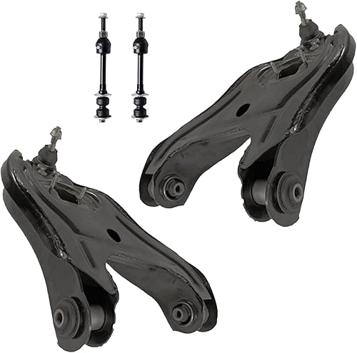Miniatura 110 de Detroit Axle - Kit de brazos de control delanteros de 4 piezas para Nissan Cube 2009-2014, Nissan Versa 2007-2012 2 brazos de control inferiores con