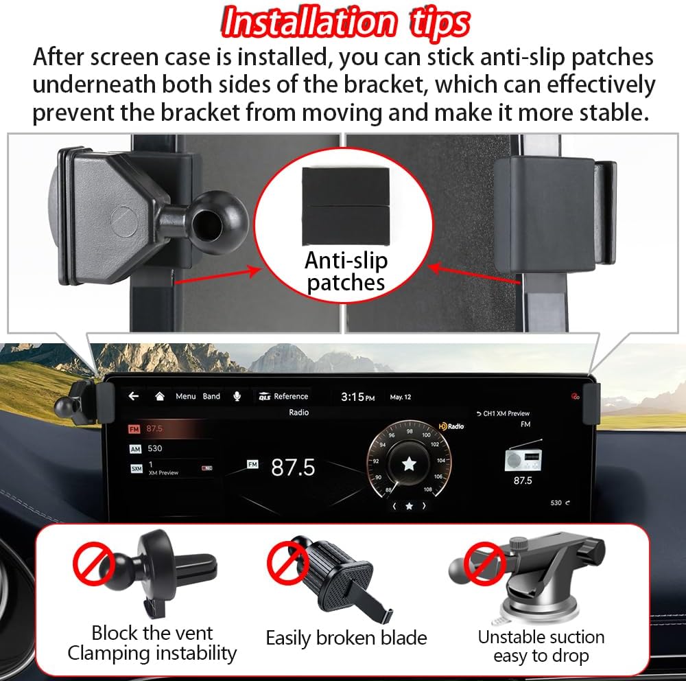 Car Phone Holder Mount for Genesis GV70 2022 2023 2024 2025,Genesis G80 GV80 2021-2025 Auto Accessories Navigation Bracket Interior Decoration Dash Board Mobile Cell Phone Mount