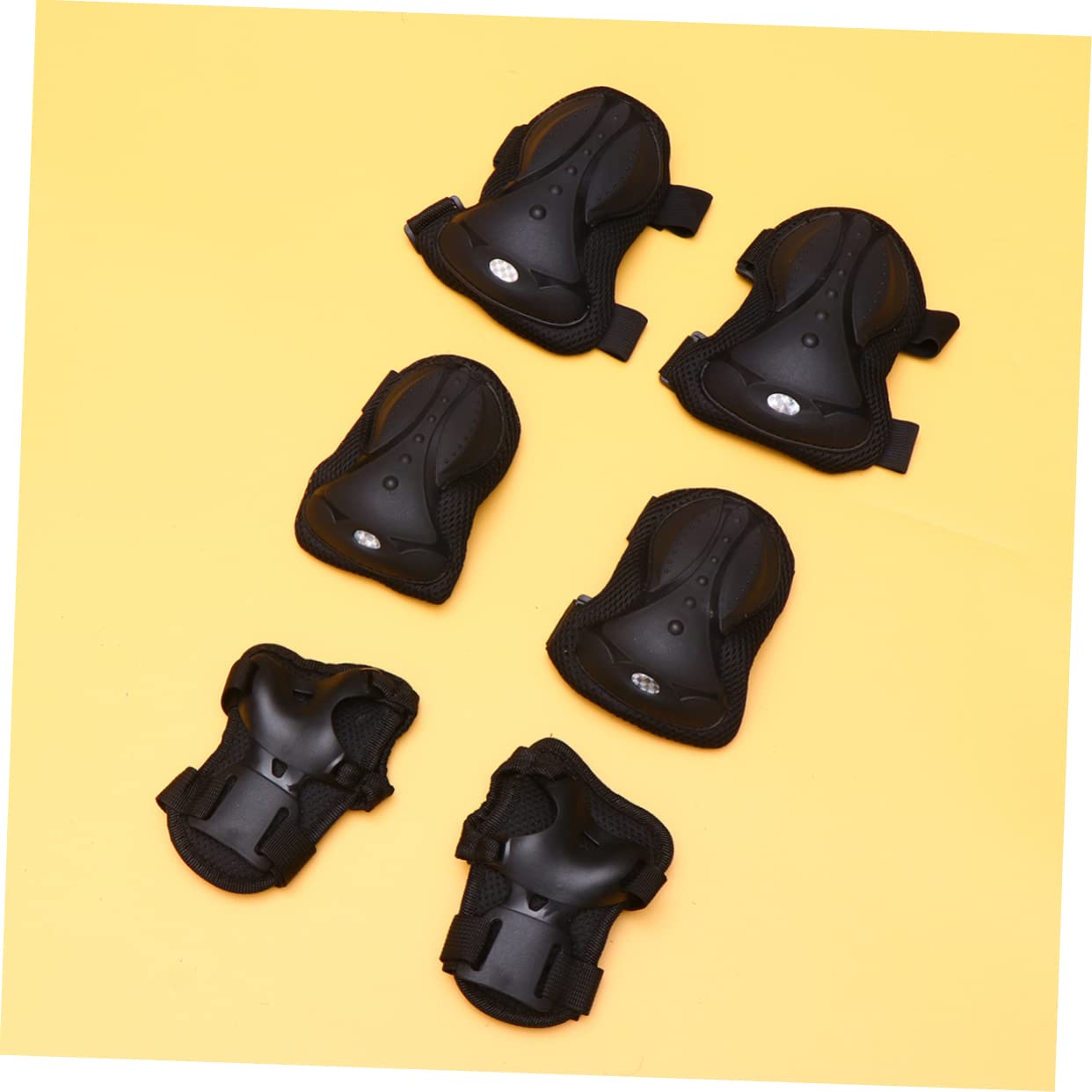 HANABASS Pads Roller Skating Kneepads 1 Set Black Kneepads for Skateboard Men Women Protective Easy to Put on