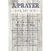 Son Prayer Wood Plaque with Inspiring Quotes 6x9 - Vertical Frame Wall & Tabletop Decoration | Easel & Hanging Hook | Dear Lord, one of The Greatest Gifts You've Given is The Gift of My Dear Son