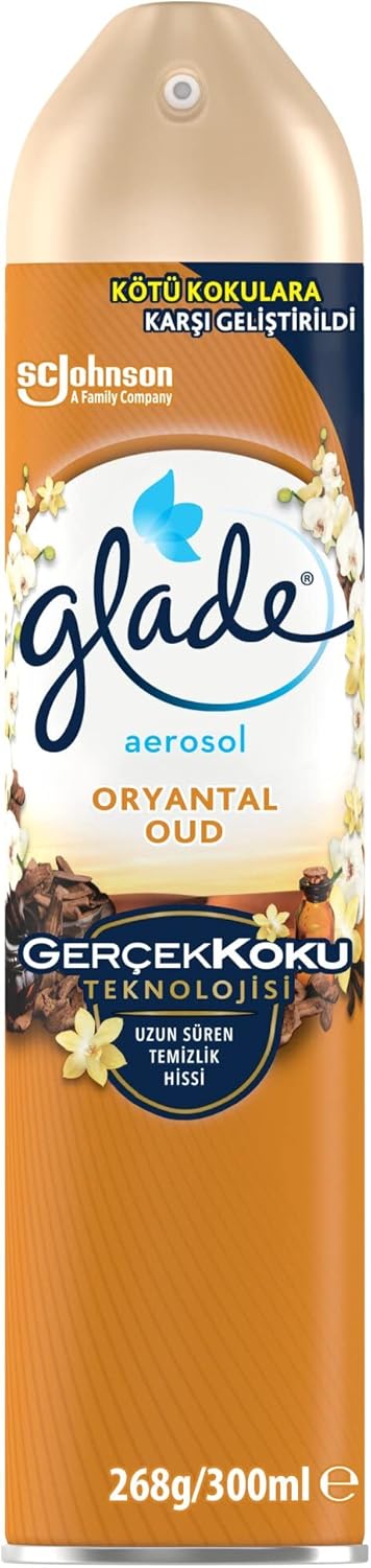 Glade Aerosol Oryantal Oud Oda Kokusu 300 mL (1 x 300 mL)