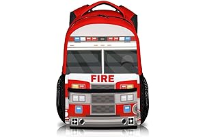 Adorable Firetruck Backpack for Preschoolers