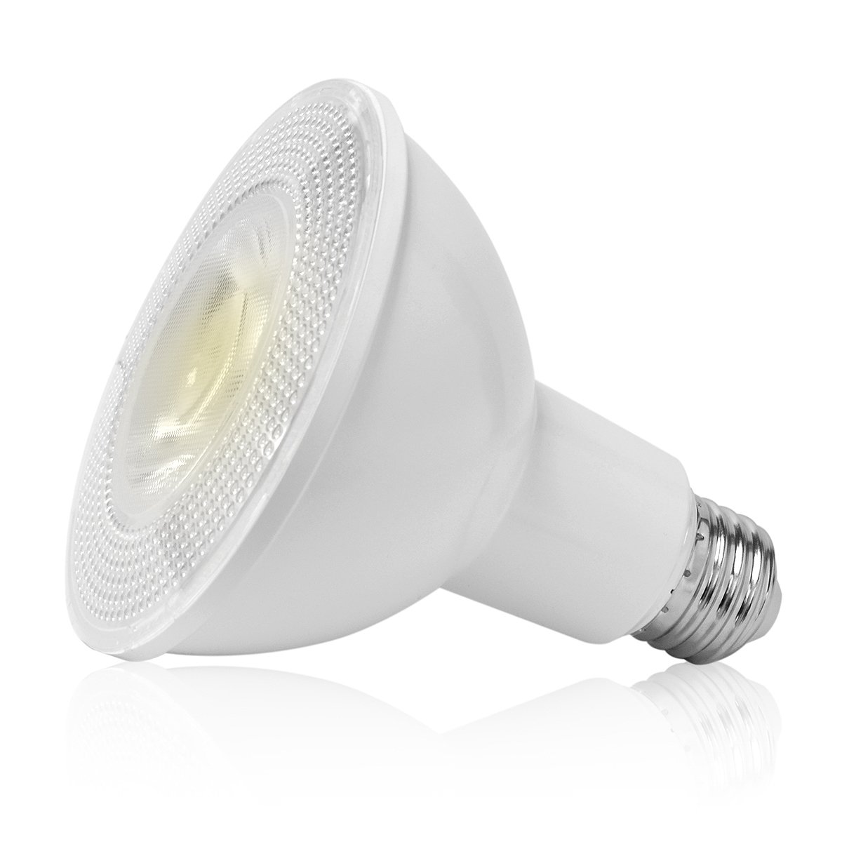 Paquete de 10 unidades LED PAR30 bombilla 12 W (75 W bombilla incandescente equivalente) luz, E27 Base (Casquillo) Luz blanca