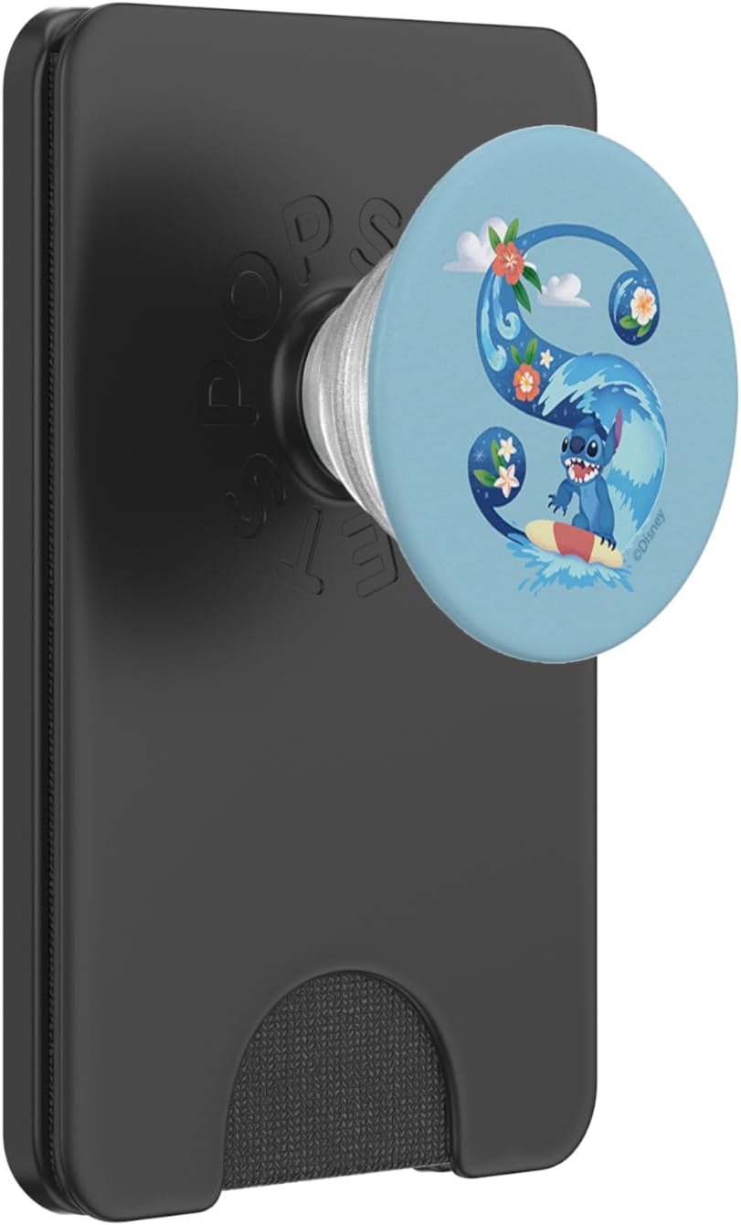 Disney Alphabet Monogram Lilo & Stitch Letter S for Stitch PopSockets PopGrip for MagSafe