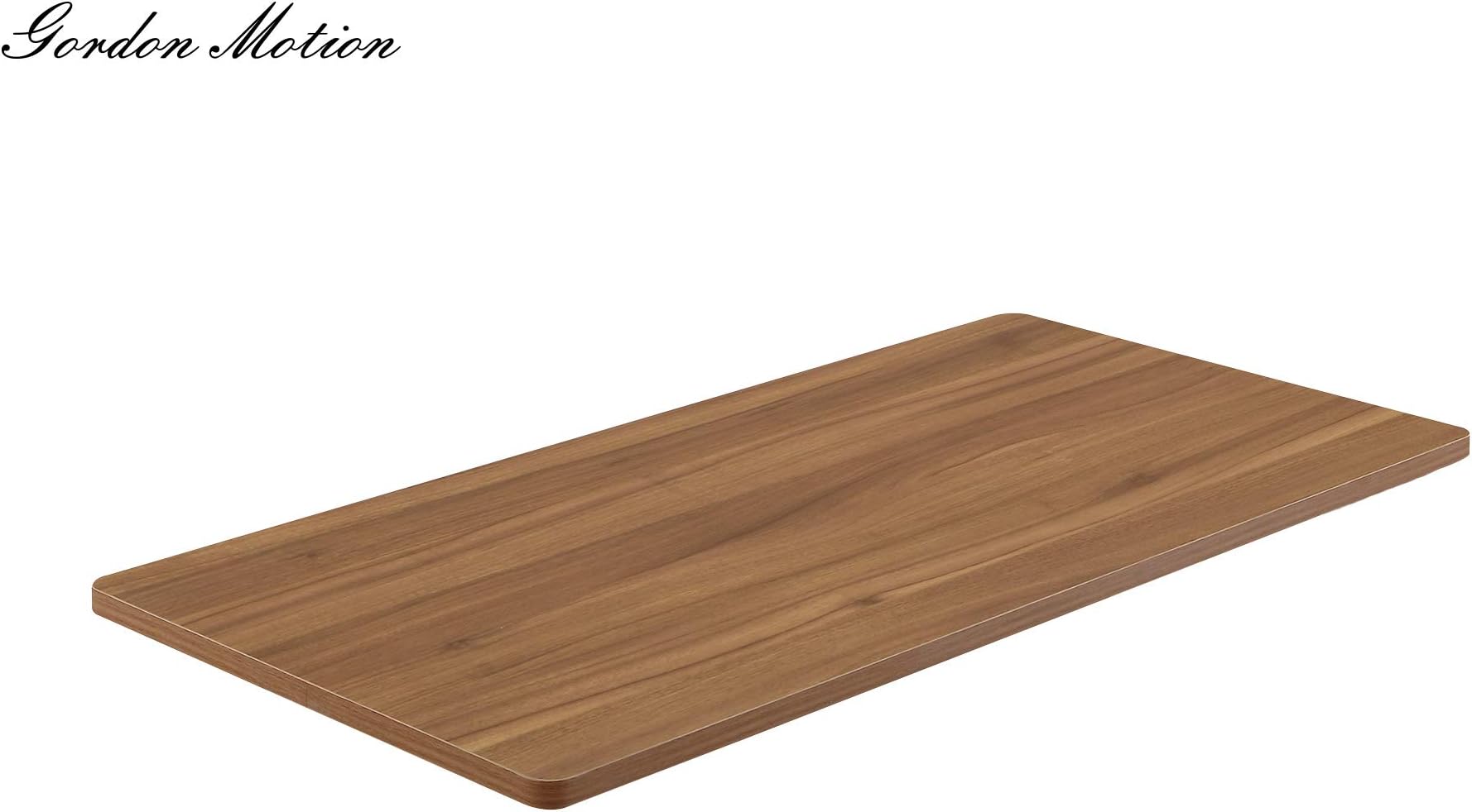 Gordon Motion Electric Adjustable Stand Up Desk Board (Walnut) (ONLY Top Board)