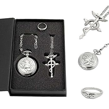 鋼の錬金術師、エドワード・エルリック 天使モチーフ シルバーネックレス 鋼の錬金術師 FULLMETAL ALCHEMIST」SV925ペンダント (ハガレン