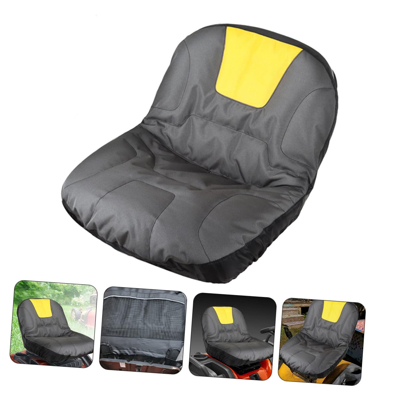 TOYANDONA Funda Protectora para Asiento de Cortacésped Resistente al Polvo y Arañazos Cubierta para Tractor y Maquinaria Agrícola Funda Antideslizante para Exteriores