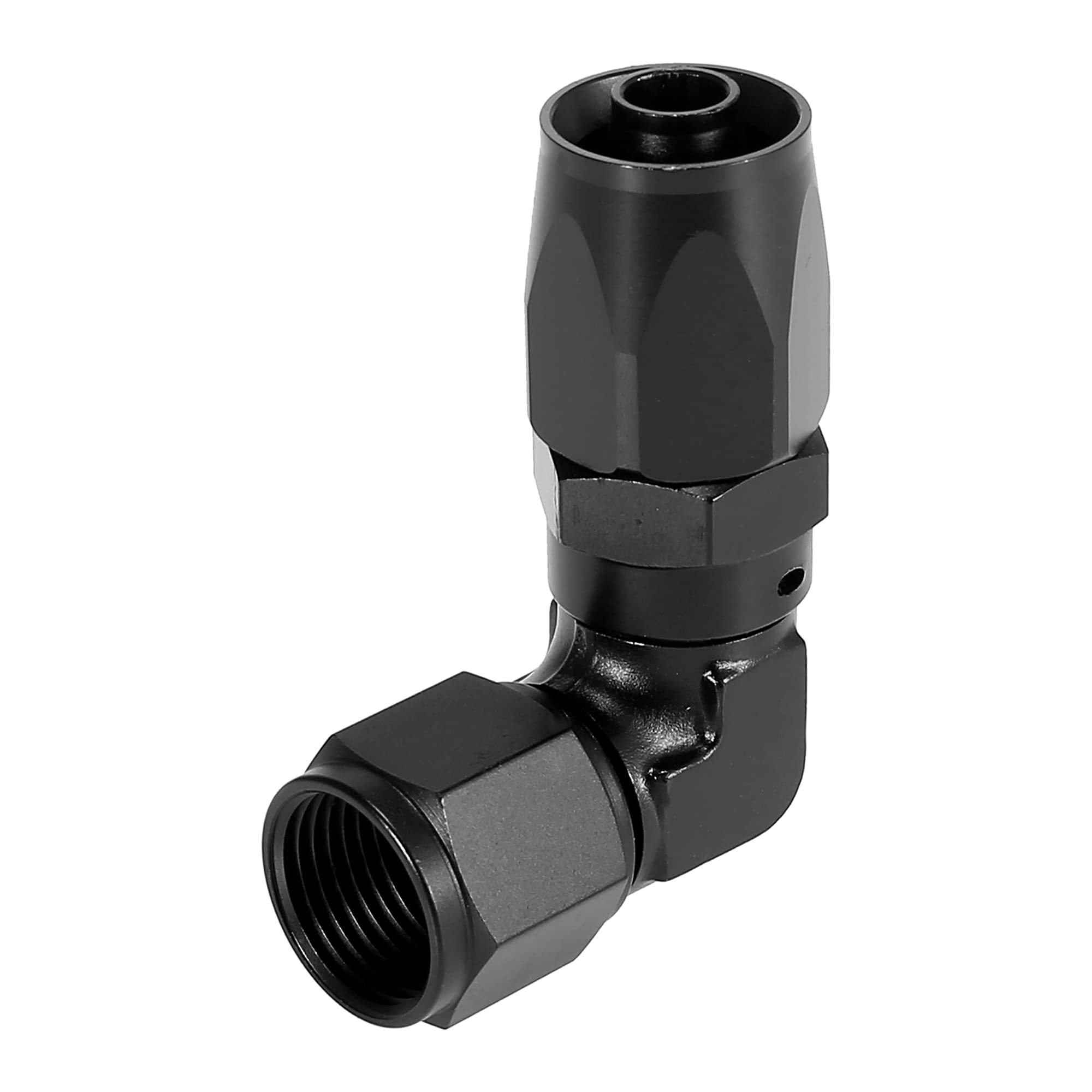 X AUTOHAUX AN8 Acoplador giratorio de 90 grados Línea de combustible Manguera de aceite de combustible para coche