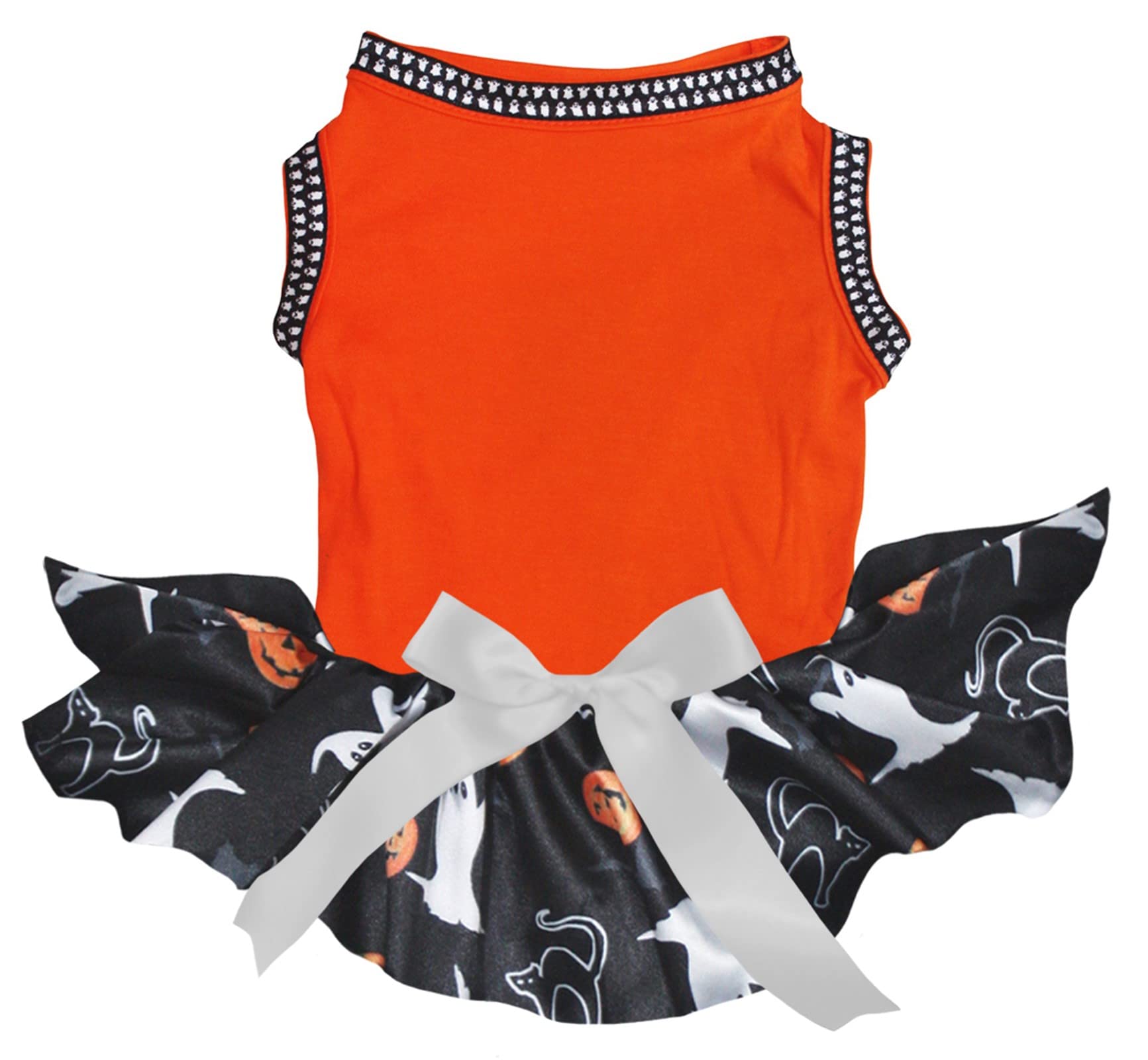 Robe pour chiot Halloween XS orange pour un déguisement confortable sans stress