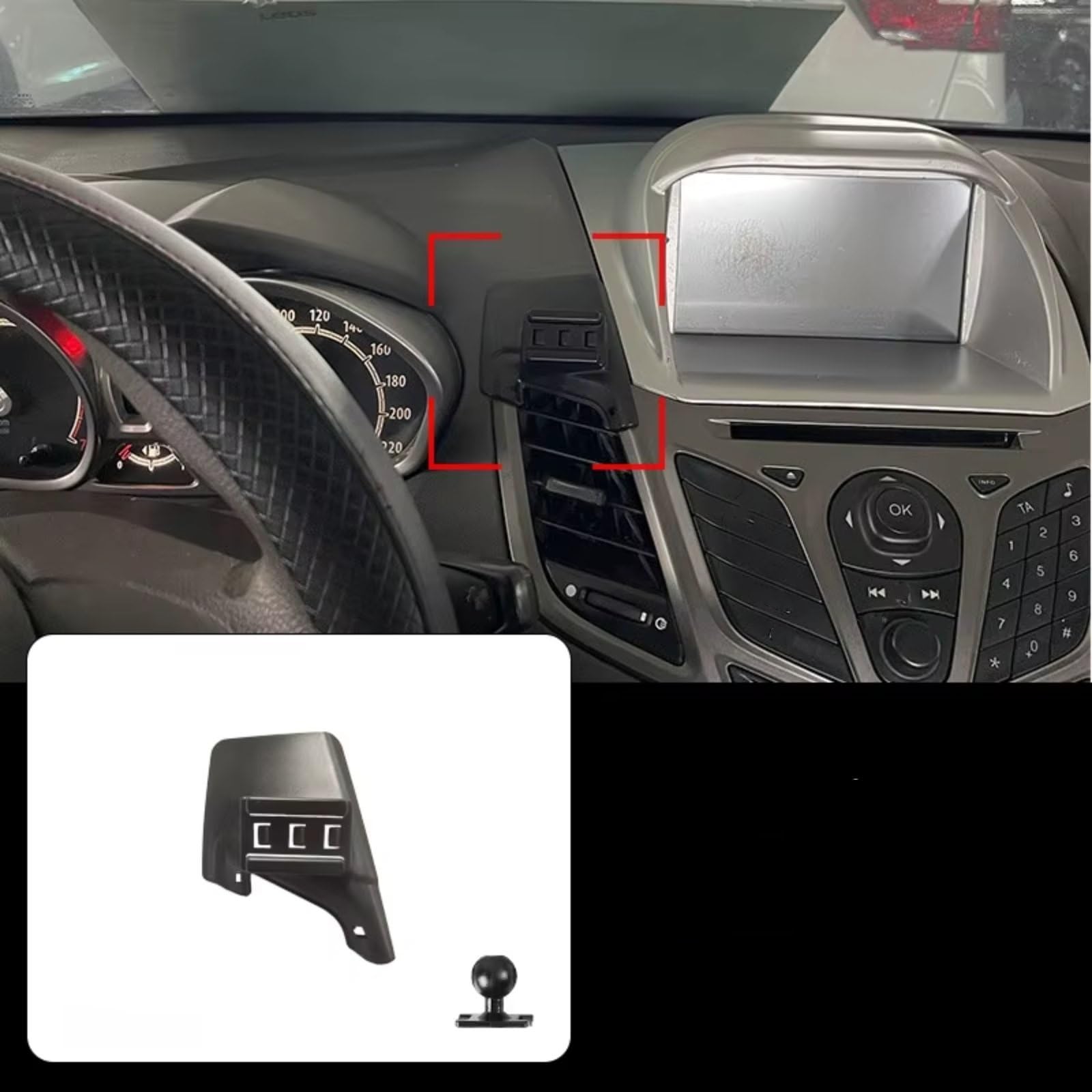 Accesorios Automóviles Soporte Teléfono Suv Para Ford Para Fiesta 2009-2014