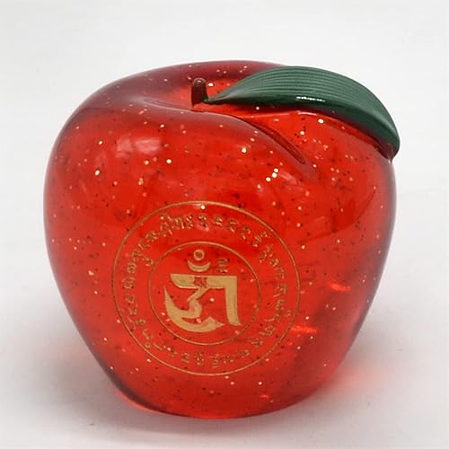 Miniatura 4 de Feng Shui Trinity of Apples Blessing Gift Decoración del hogar Adornos para Navidad