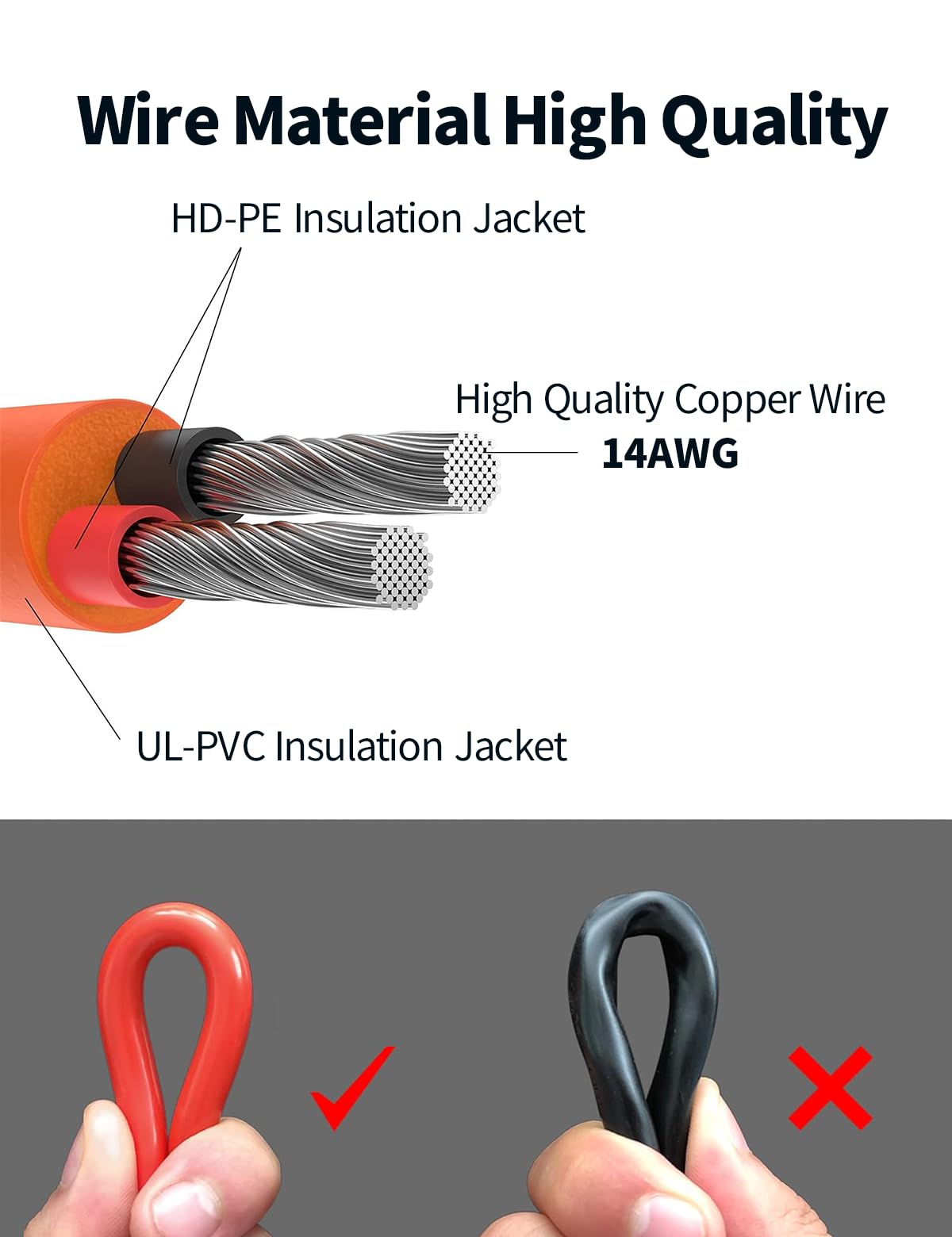 5M Adattatore solare a DC 8 mm e DC 8020, cavo di estensione del pannello solare impermeabile da 12 AWG, connettore e spina solare a DC7909 DC8020 per collegare generatori solari in impianti