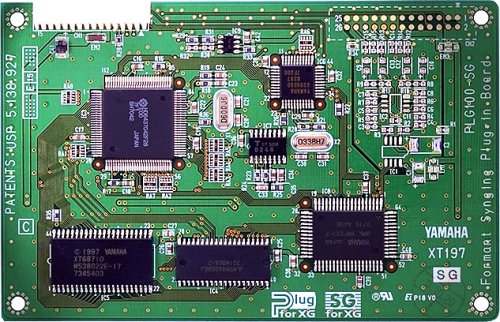 YAMAHA PLG100-SG ボードのみ 通電音出し確認済 Yamaha PLG100-SG フォルマントシンギング