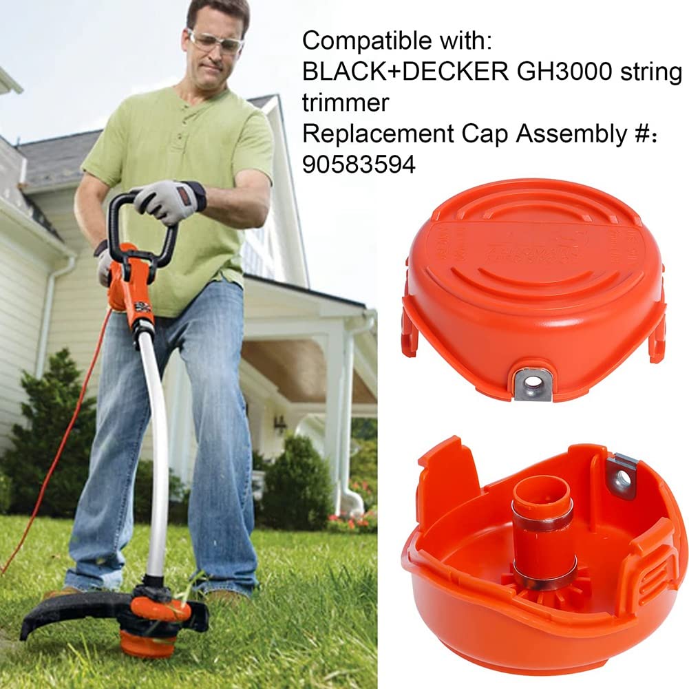 Ersatz-Spulenabdeckung Für Black And Decker GH3000 Trimmer – 3 Stück, Perfekte Passform