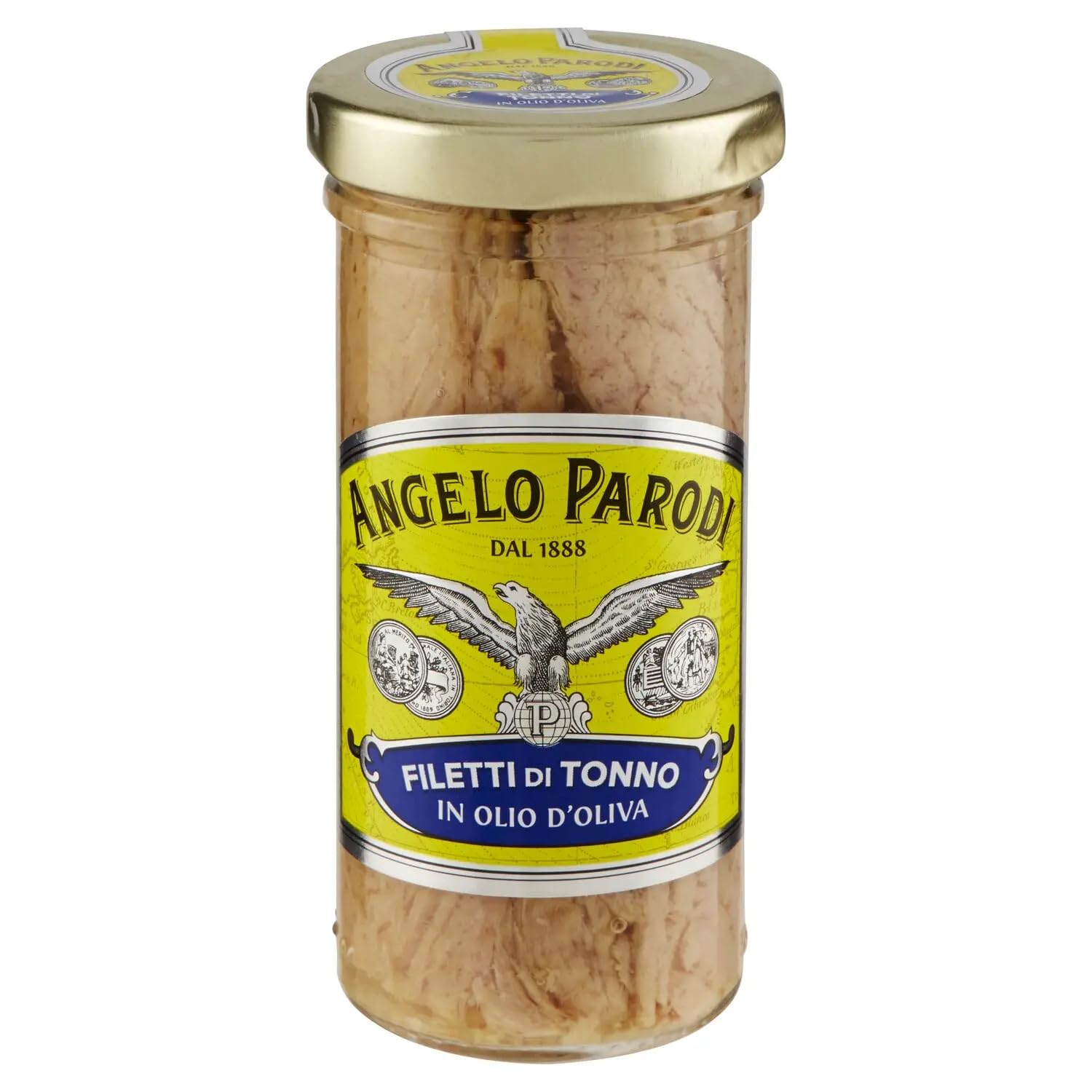 Italian Gourmet Bundle Thunfischfilets in Olivenöl 6x 150g + Italian Gourmet Polpa Gratis – Italienische Filetti di Tonno im Glas, Premium Fischkonserven für Salat, Pasta, Antipasti & Vorrat 900g